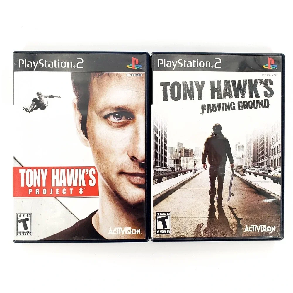 Tony Hawk's Project 8 & Proving Ground Sony PlayStation 2 Complete Tested Works